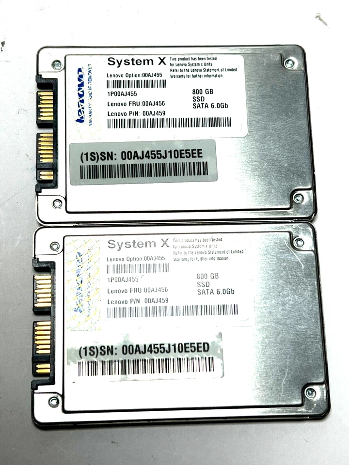 Lenovo 800GB 1.8" Enterprise Value SSD S3500 for SystemX x3950 X6 - Image 3 of 3