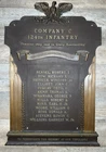 HUGE World War 2 WW2 US 1st Bat 124th Infantry Regiment Military Plaque Memorial