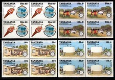 GTSTAMPS Tanzania Sc #137a-40a MNH 1980 Blocks Rotary International, 75 Years