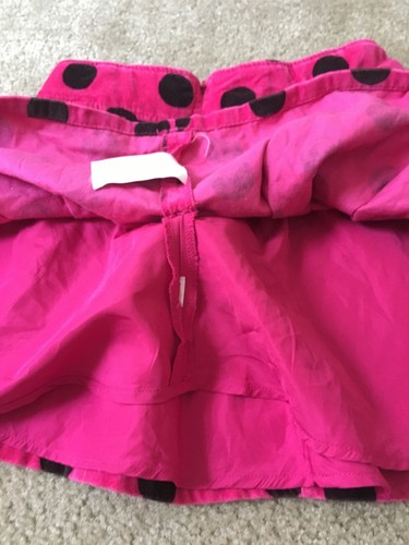 Gap Girls Black Polka Dot Corduroy Skirt Pleated Size 8 - Picture 10 of 11