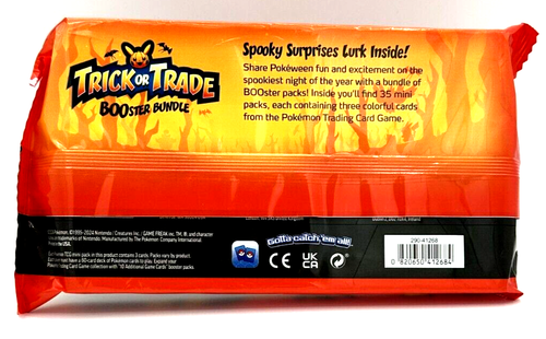 2024 Trick or Trade Booster Bundle 35 Mini Packs While + Umbreon Charm - Picture 3 of 3