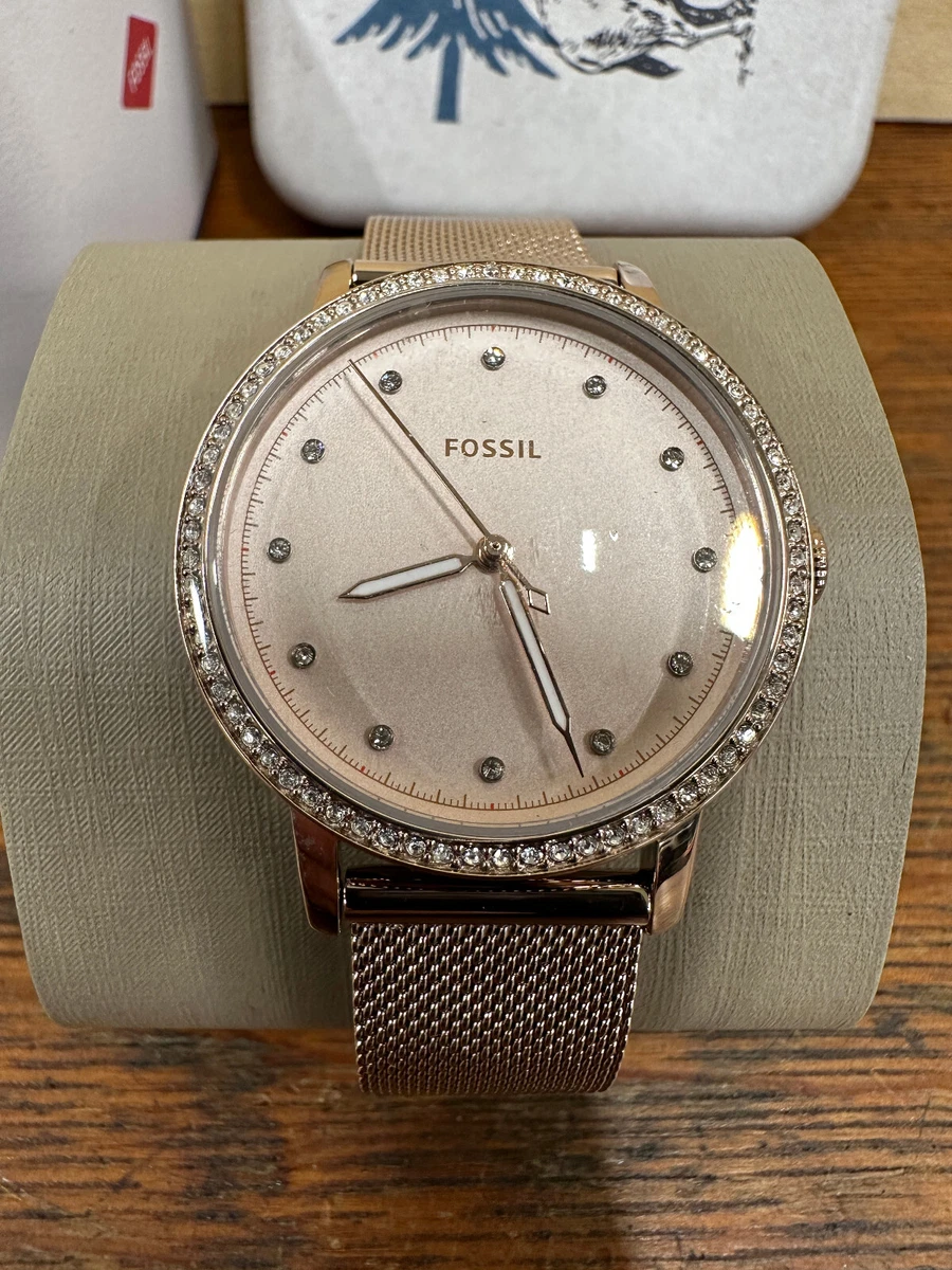 Fossil neely hotsell rose gold