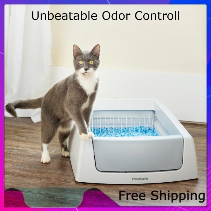 PetSafe ScoopFree Crystal Classic Self-Cleaning Cat Litter B