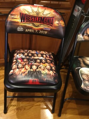 WWE Wrestlemania 35 & 40 Ringside Chairs Cody Rhodes Roman Reigns
