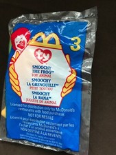 McDonald's Ty ORIGINAL Teenie Beanie Babies 1999 SMOOCHY the Frog 3 NIP RT