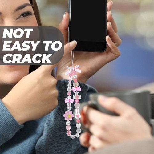 Phone Beaded Charm Phone Charm Strap Anti-lost Phone Chain Phone Wrist Rope - 第 3/12 張圖片