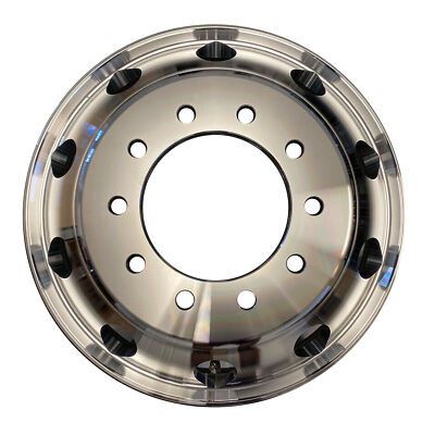 NEW 22.5x8.25 Aluminum HD Truck Trailer Wheel Rims Hub Alcoa Style Dually 10 LUG