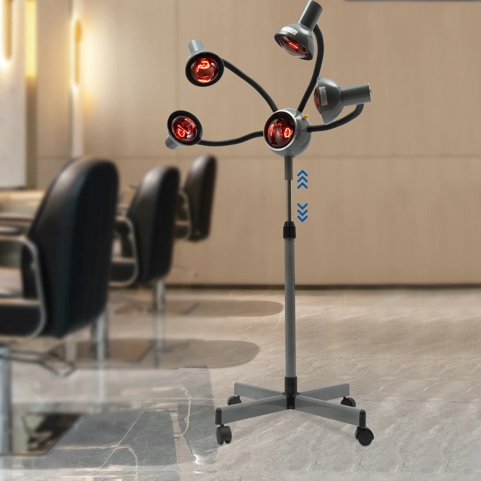 Professional Infrared Hair Dryer Hair Steamer Color Processor 5 Heads Red Light - Image 3 of 4