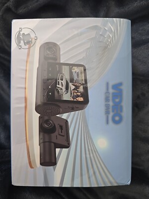 Dash cam NIB front and rear 4k, 5 mp, HD, 2 in LCD screen, SD card.