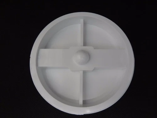 Jones Stephens P49940 White PVC Countersunk Cleanout Plug w/ Insert 4"  Lot of 2 - Picture 4 of 5