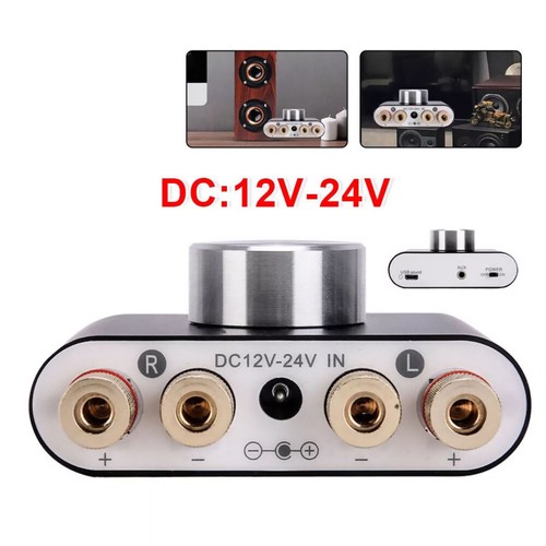 Mini Bluetooth 5.0 Black Digital Power Amplifier HiFi Stereo Audio 50W+50W - Picture 8 of 15