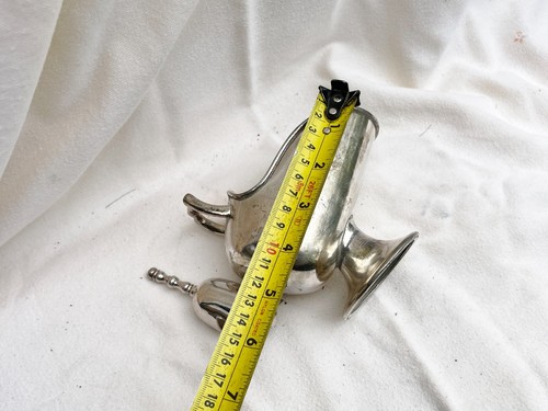 VINTAGE SILVER PLATE EPNS SUGAR BOWL COAL SCUTTLE AND MINIATURE SHOVEL - Picture 7 of 8