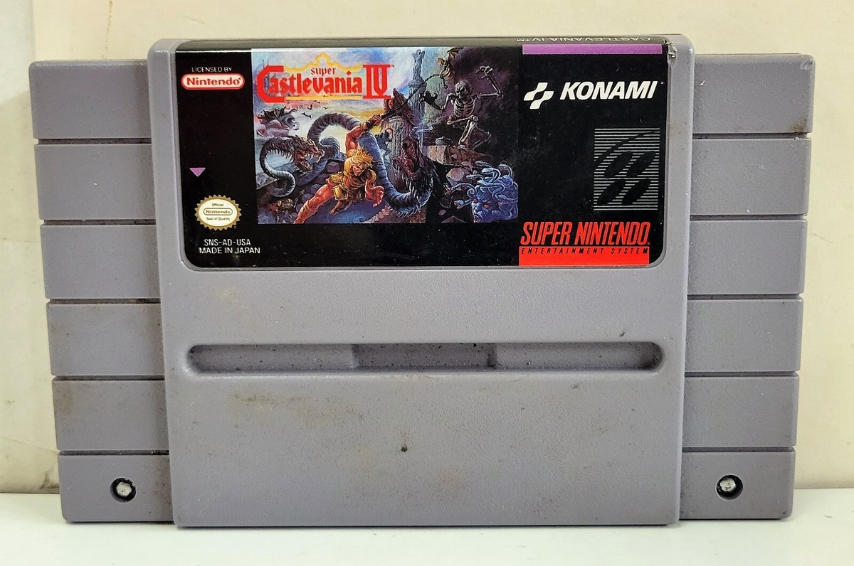 Super Nintendo - Konami - Super Castlevania IV - Game Cartridge | eBay