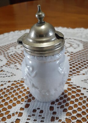 Victorian   Mustard Jar Muffineer ~Rare Find~L.P.N.S. Beautiful ~SPECIAL 