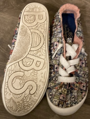 Skechers BOBS Dogs & Cats Women's Shoes Multicolor Slip On Sz 6 Good Condition - Picture 7 of 11