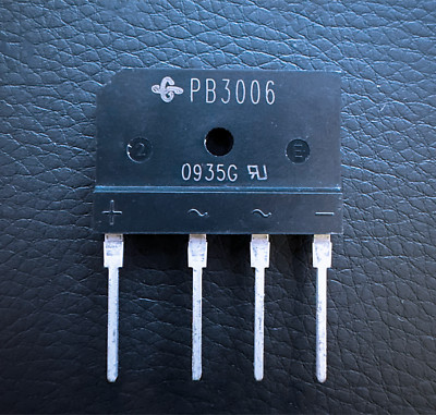 2Pcs PB3006-E3/45 PB3006 VISHAY Bridge Rectifier 1-Ph 600V 30A PB 4-SIP isoCink+