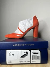 Adrienne Vittadini Women's Orange Nath Pump 6 M
