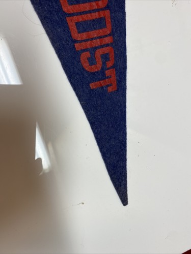 Vintage Southern Methodist Mustang SMU Texas University Pennant 11x28 Football - Picture 11 of 12