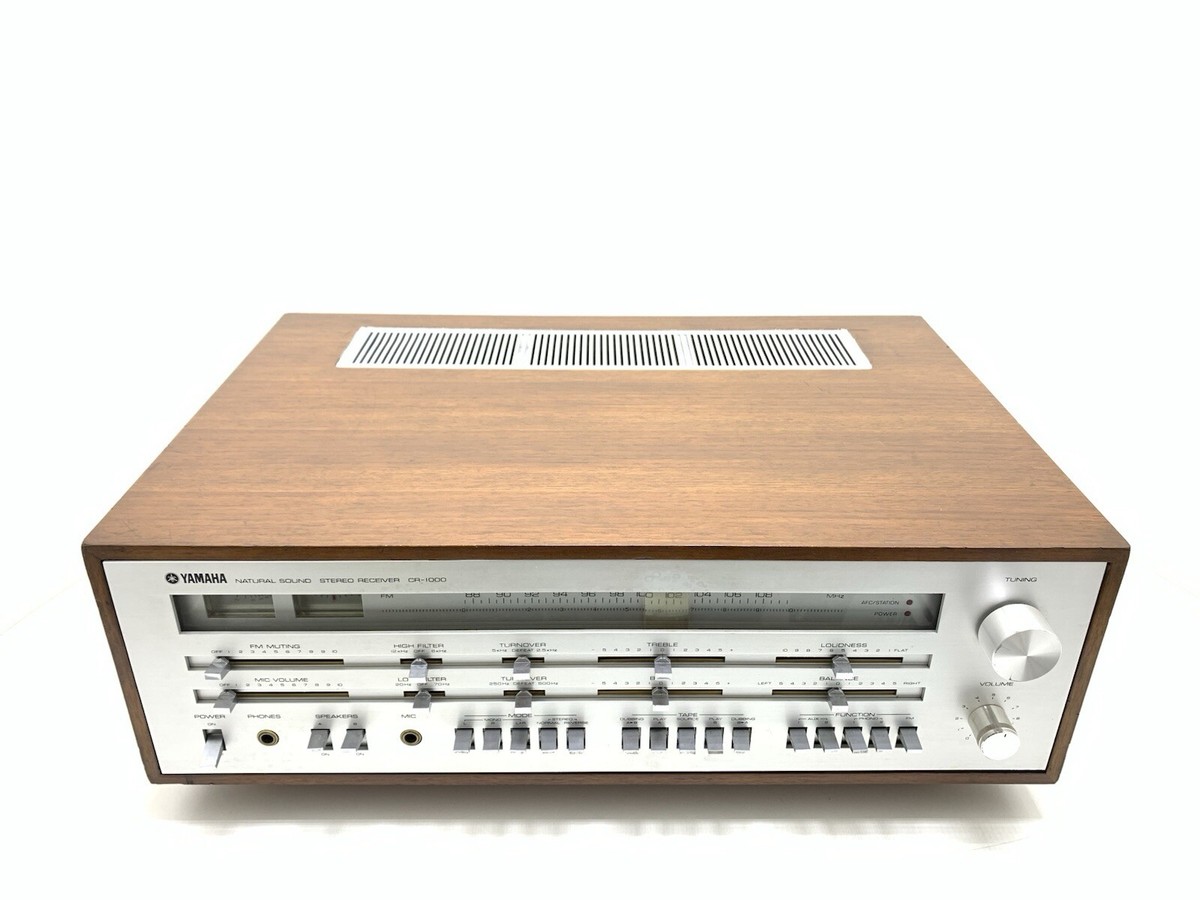 YAMAHA CR-1000 FM Stereo Receiver 70+70W RMS Vintage 1974