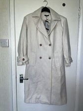 Trendyol Women Oversize Double-breasted Woven Trench Coat Uk Size 6