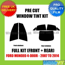 For Ford Mondeo 4-door Saloon 2007-14 Full Pre Cut Window Tint Kit Front & Rear