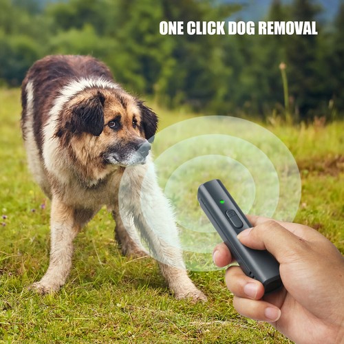 ~Ultrasonic Pet Dog Repeller Anti-Barking Stop Bark Training Device Rechargeable - Picture 4 of 11