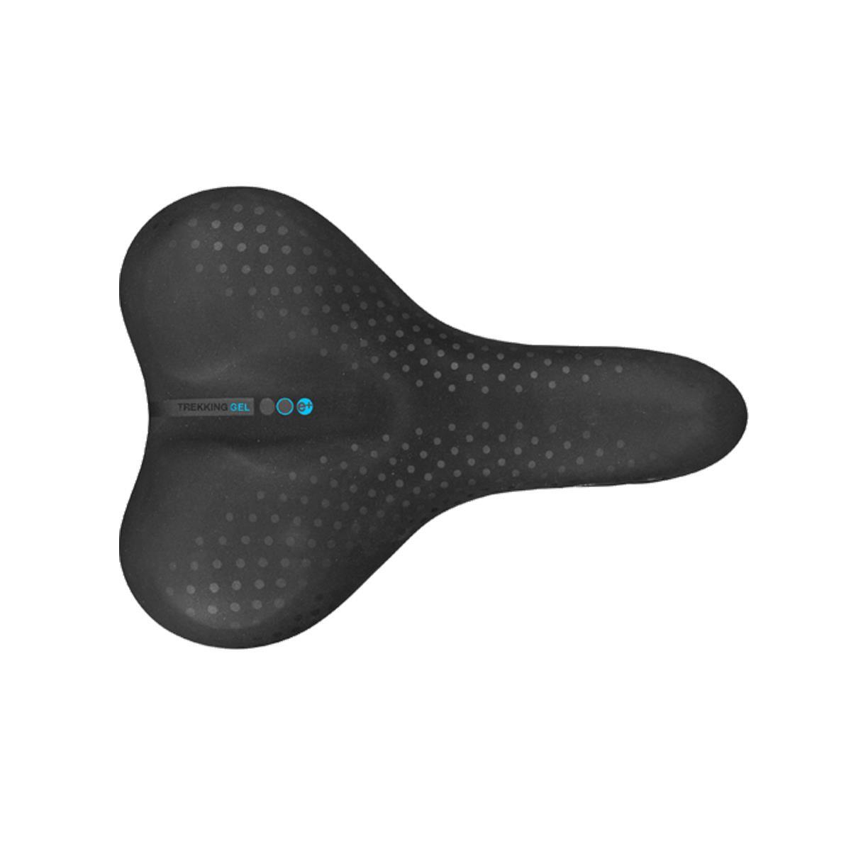 Selle San Marco Unisex – Adult's Bioaktive Trekking Gel Saddle, Black (Black
