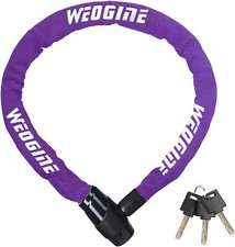 Chain Lock, Heavy Duty Anti-Theft Chain Lock, 2.72 Ft Security Locks with 3 Keys