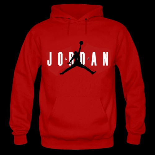 REBAJAS DEL 10%! SUDADERA CON CAPUCHA TIPO MICHAEL JORDAN AIR CHICAGO BULLS ROJA eBay