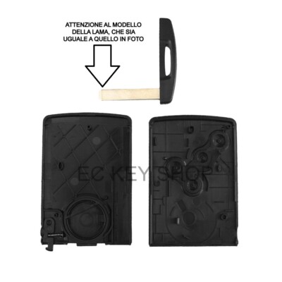 Guscio Chiave Telecomando Piatto 3 Tasti Con Lama G Batteria Su Circuito Senza Transponder Per Renault