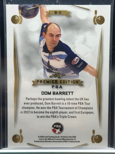2023 Leaf PBA Premier Edition Base Silver PICK YOUR PLAYER! - COMPLETE YOUR SET! - Picture 46 of 128