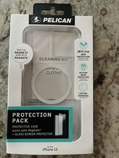 Pelican IPhone 13 Clear Case and Screen Protector  New