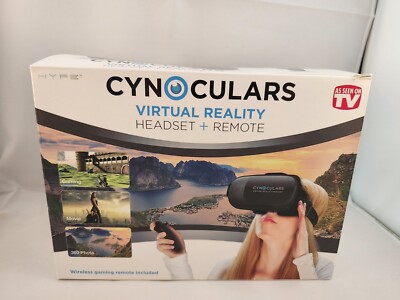 Hype Cynoculars 3D Virtual Reality Headset & Remote - IOS & Android Compatible
