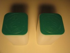TWO LIGHTLY USED EMPTY US MINT SILVER EAGLE TUBES GREEN *No Coins* STORAGE TUBES