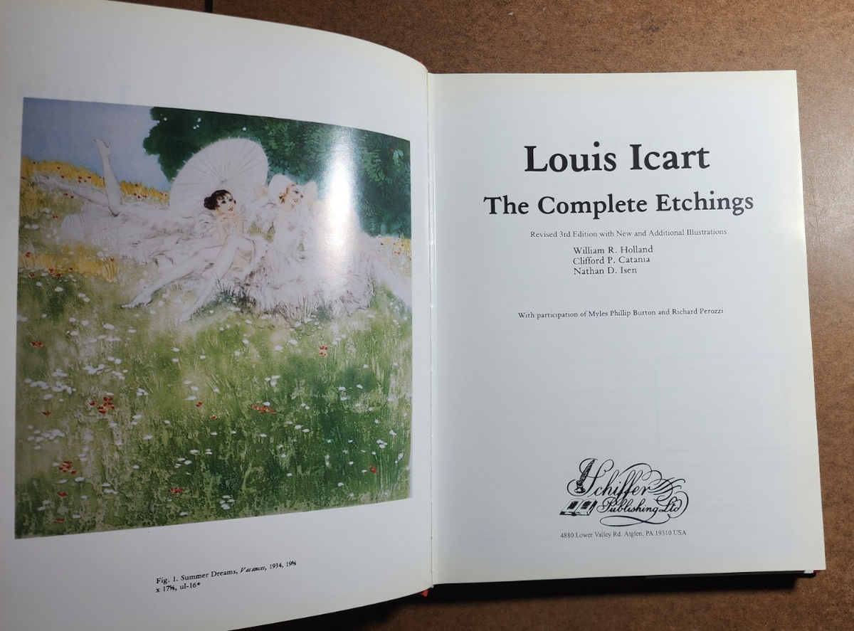 LOUIS ICART: The Complete Etchings by William R. Holland and