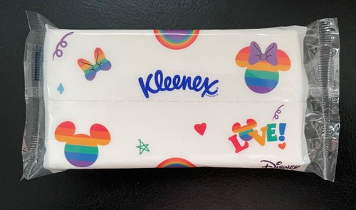 Kleenex Disney Rainbow Collection Facial Tissue Mickey Minnie Mouse Gay Pride - Picture 3 of 21