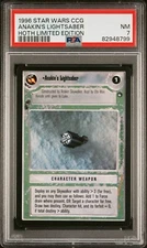 Decipher: Star Wars CCG - Anakin's Lightsaber | Hoth Rare R1 BB PSA 7 NM SWCCG
