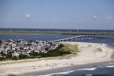 Photo:Ocean City New Jersey Beaches 2010s Shore Bridge Aerial View