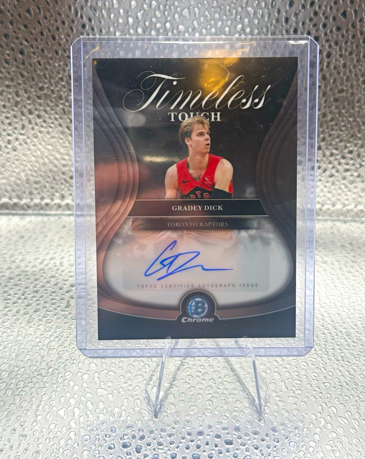 Topps Bowman 2025-26 Gradey Dick Toronto Raptors Timeless Touch #TTA-GD Auto