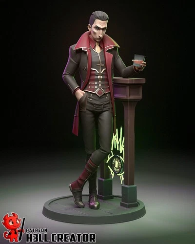 Silco Arcane League of Legends (3D) Escala 1:12 Kit Modelo Impreso
