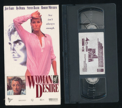 Woman Of Desire (1993) Jeff Fahey Bo Derek Steven Bauer Robert Mitchum VHS