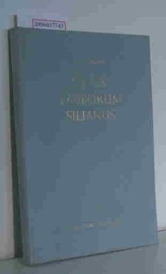 Index Verborum Silianus - Iowa studies in classical Philology reprografischer Na