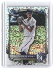 Cameron Millar 2025 Bowman Draft Chrome Sparkle Refractor