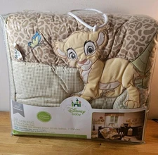 New Baby Disney Lion King Simba Wild Adventure 7-Piece Nursery Crib Bedding Set