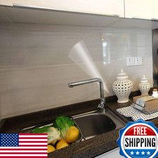 Clear Self-Adhesive Vinyl Wall Protector, Kitchen Backsplash & Furniture Film