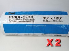 Dial Dura-Cool Evaporative Cooler Pad 33"H X 160"W Blue Foamed Polyester 2 Rolls Dial Dura-Cool Evaporative Cooler Pad 33"H X 160"W Blue Foamed Polyester 2 Rolls - Image 1