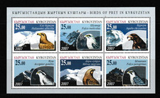 Kyrgyzstan 2007 Birds of Prey MS375 UM Cat £22