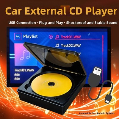 CD Player für Auto für Android Navigationssysteme USB Anschluss schwarz