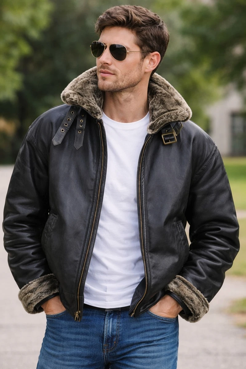 American Leather Outer Shell Coats, Jackets & Vests for Men for