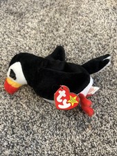 TY ORIGINAL BEANIE BABY 1997   Puffer the Puffin Bird   8  